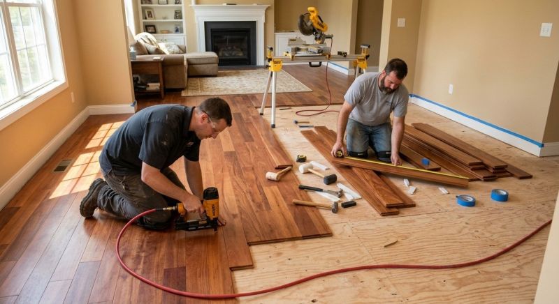 Cherry Floor Installation in Debary, FL