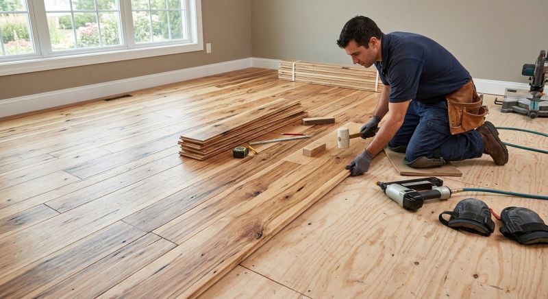 Hickory Floor Installation in Sanford, FL