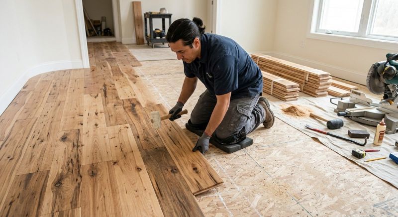 Hickory Floor Installation in Sanford, FL
