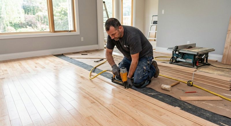Maple Flooring Installation in Eustis, FL