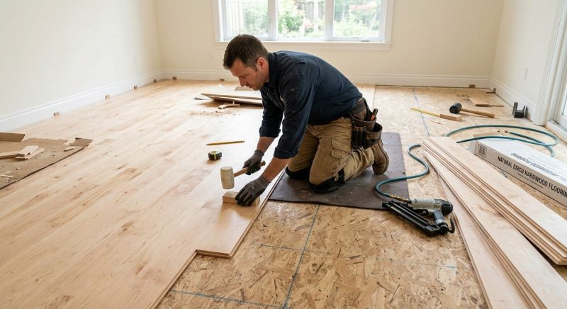 Maple Flooring Installation in Osteen, FL