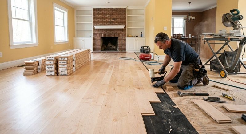 Maple Flooring Installation in Umatilla, FL
