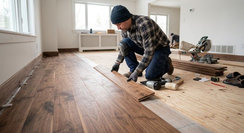 Walnut Flooring Installation in Sanford, FL