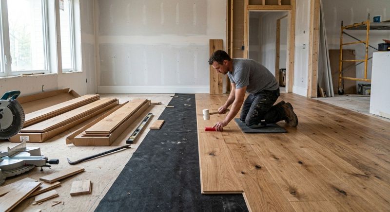 Wide Plank Floor Installation in Sanford, FL