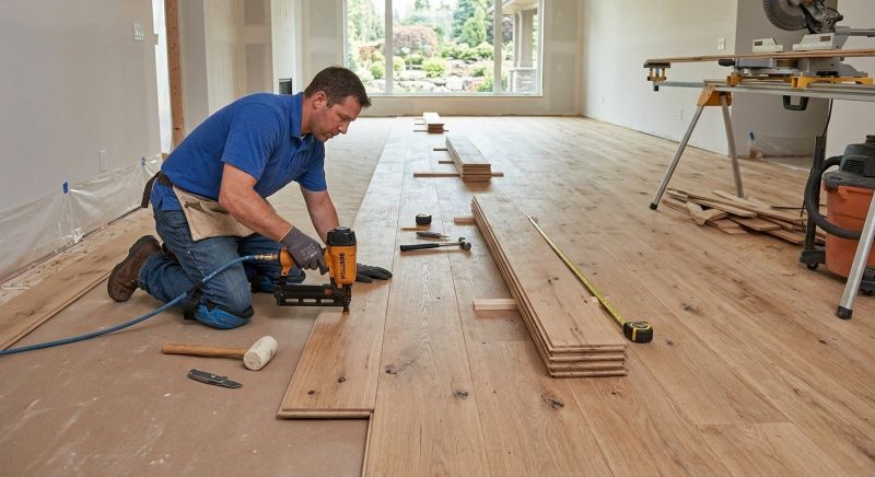 Wide Plank Floor Installation in Sanford, FL